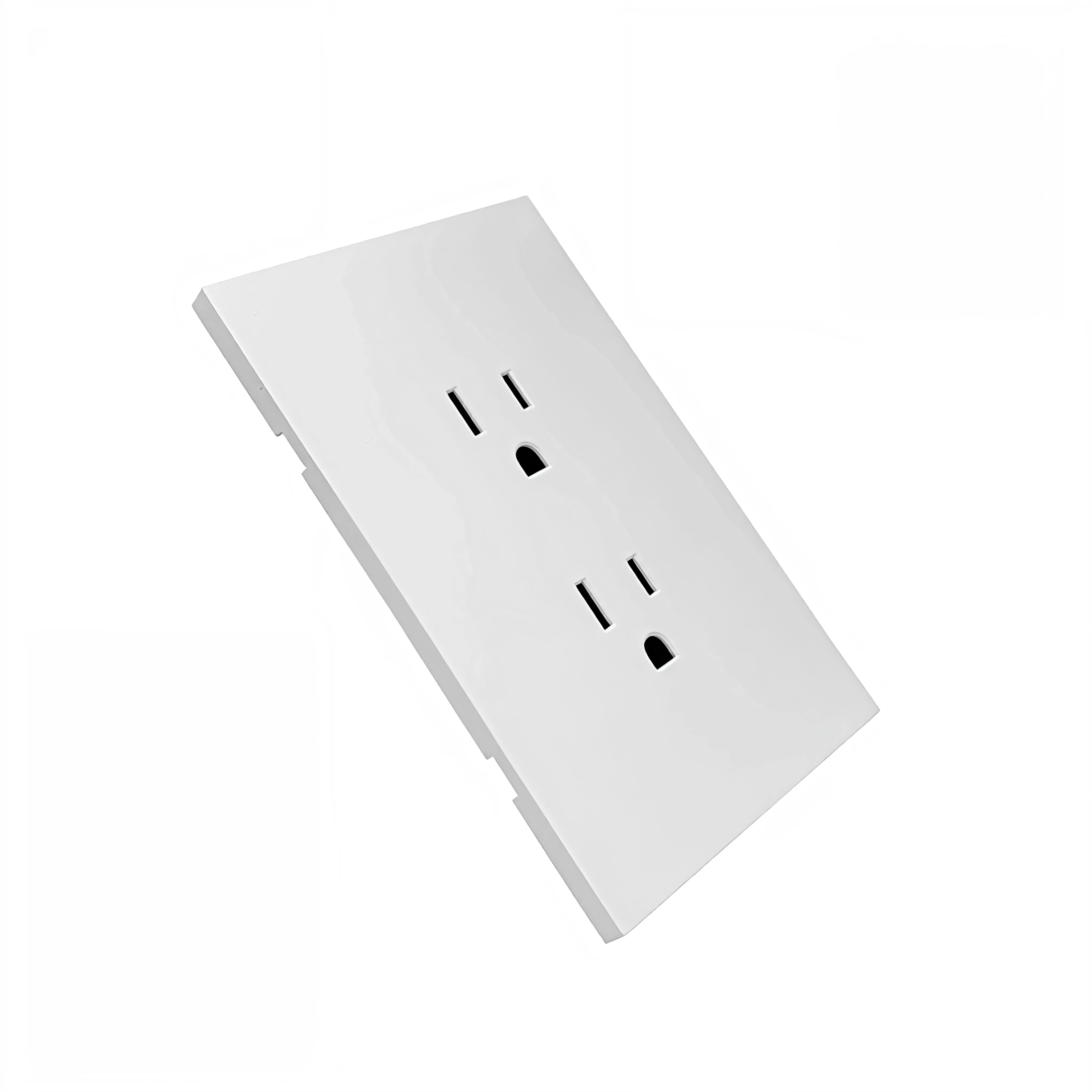 Pack X 5 Toma Doble Tipo Invisible Blanco C1218 