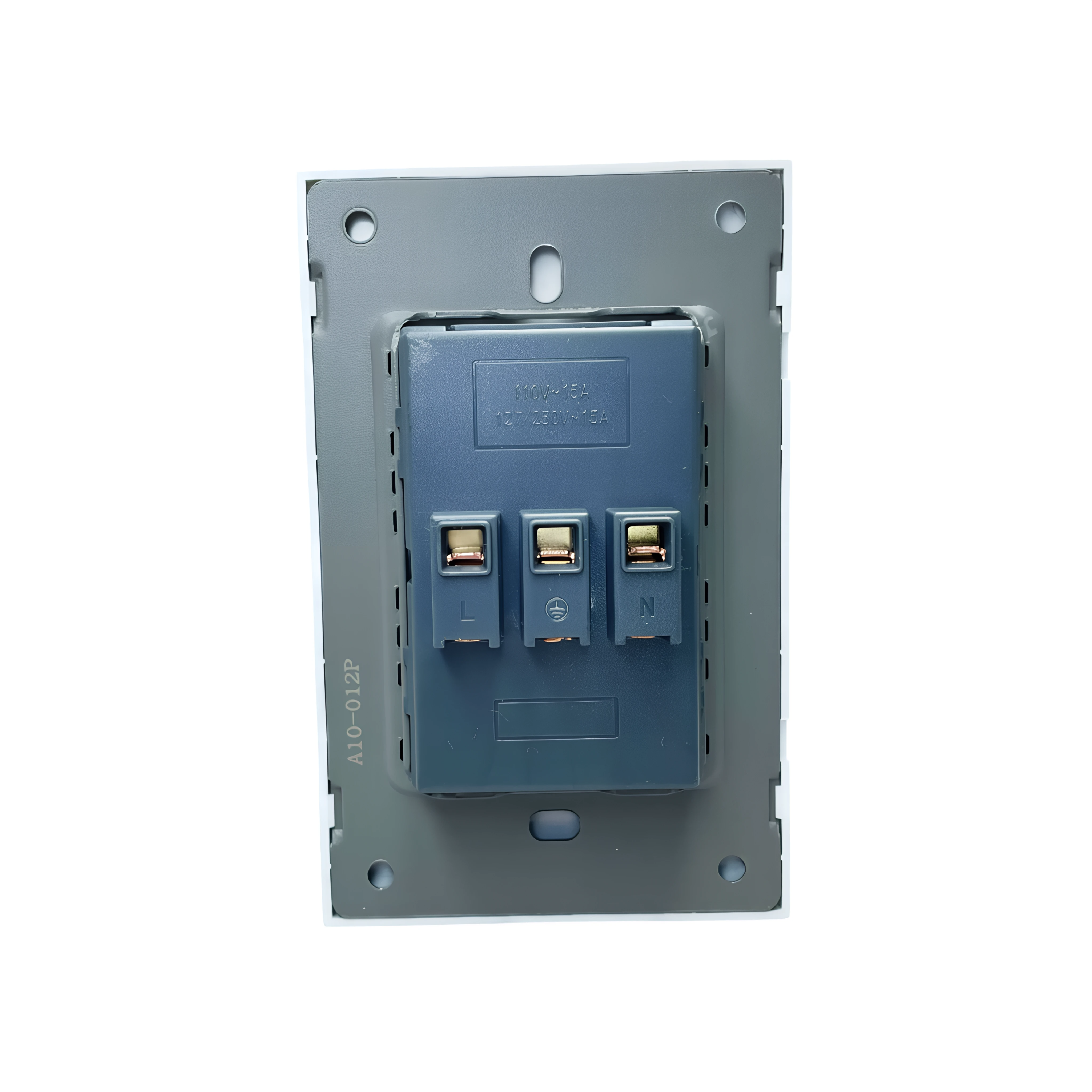 Pack X 5 Toma Doble Tipo Invisible Blanco C1218 