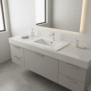 Combo Lavamanos + Grifería Mezclador y Desagüe C1226