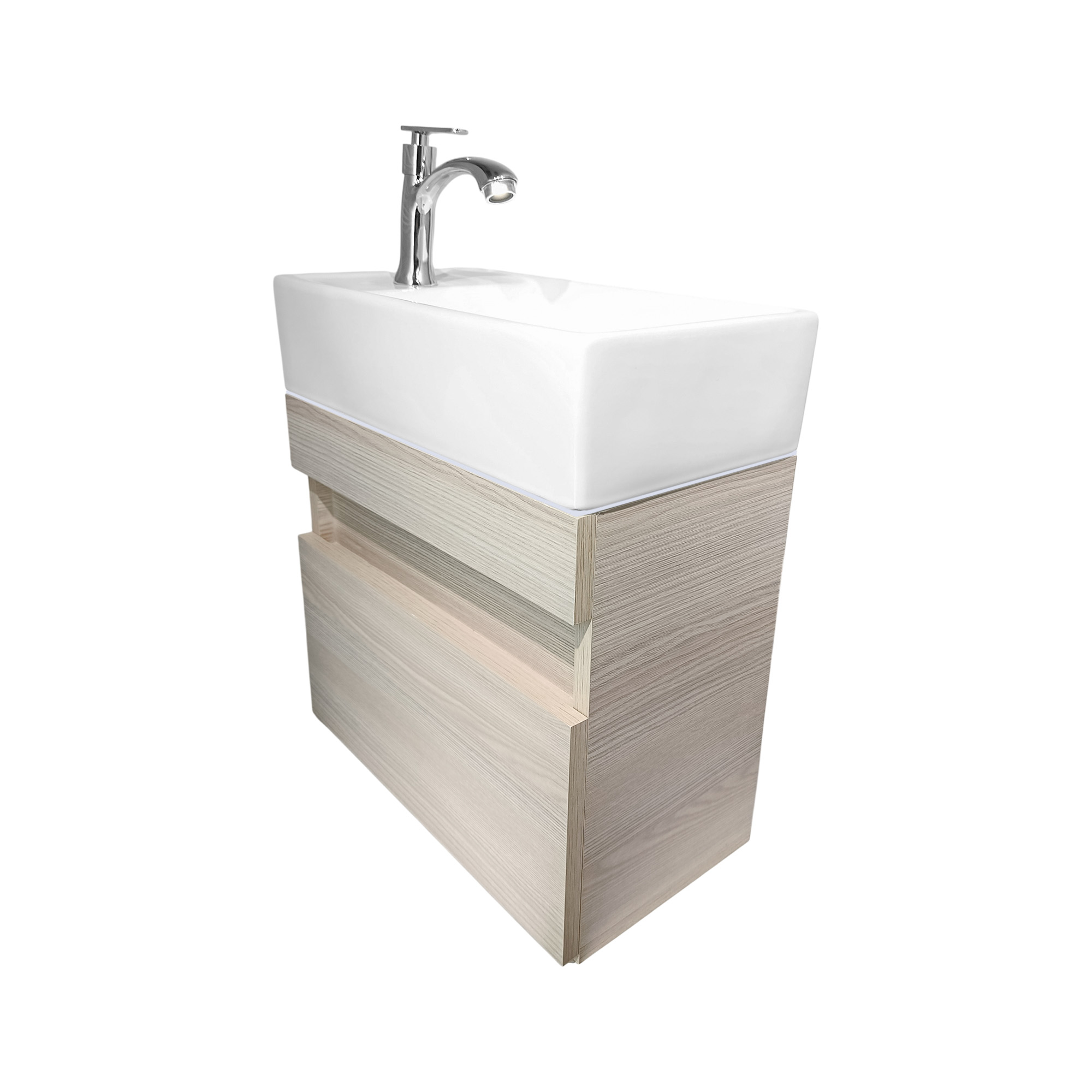 Combo Mueble Vanitory Merano C1273 Beige Un Agujero