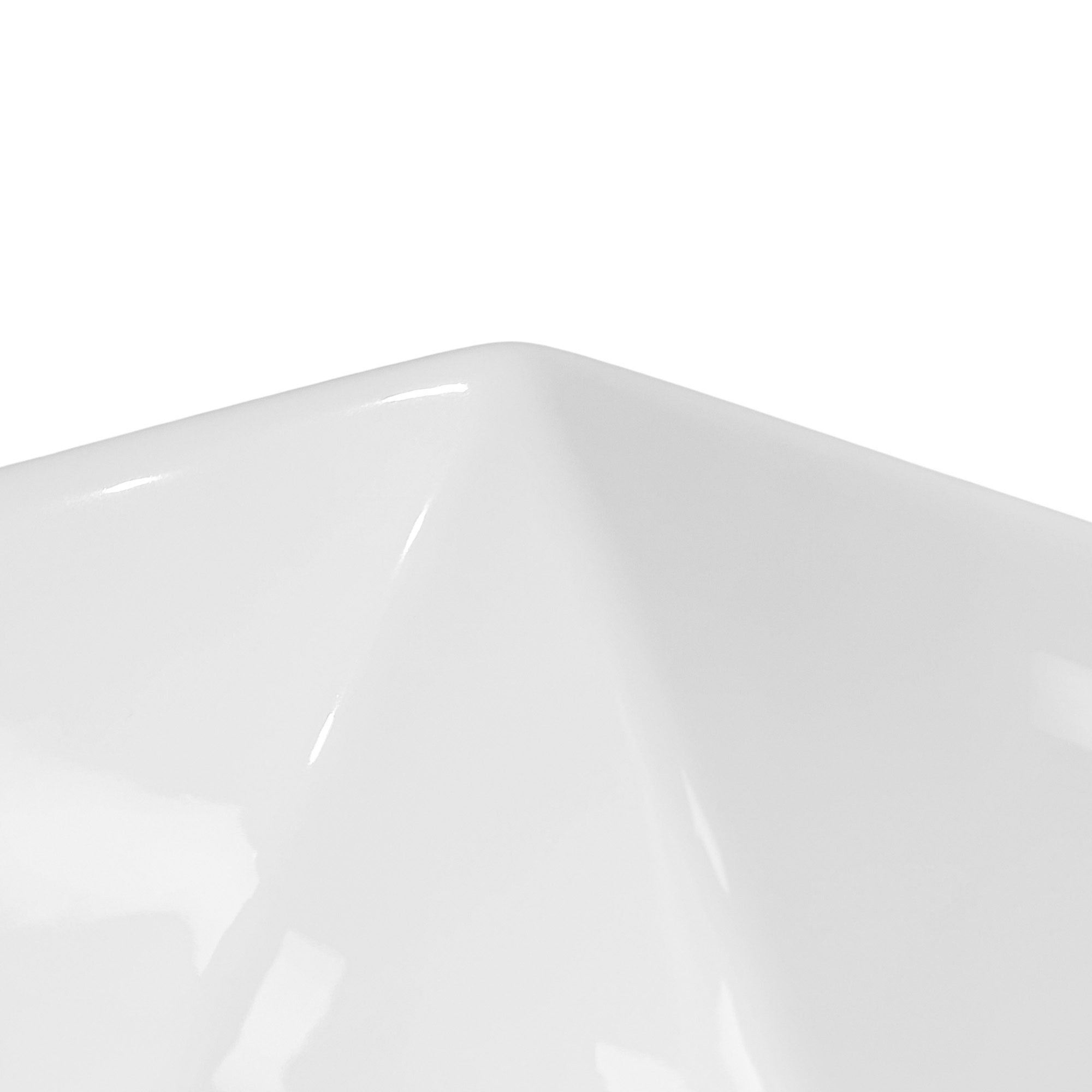 Lavamanos Moderno Hexagonal Lujo Blanco 13cm*40cm*40cm