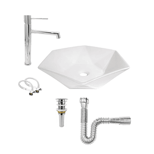 COMBO LAVAMANOS GRIFERIA Y ACCESORIOS C782