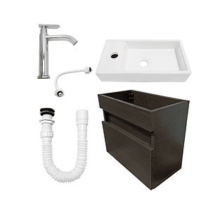 Combo Mueble Flotante + Lavamanos Nappo + Grifería C1269 