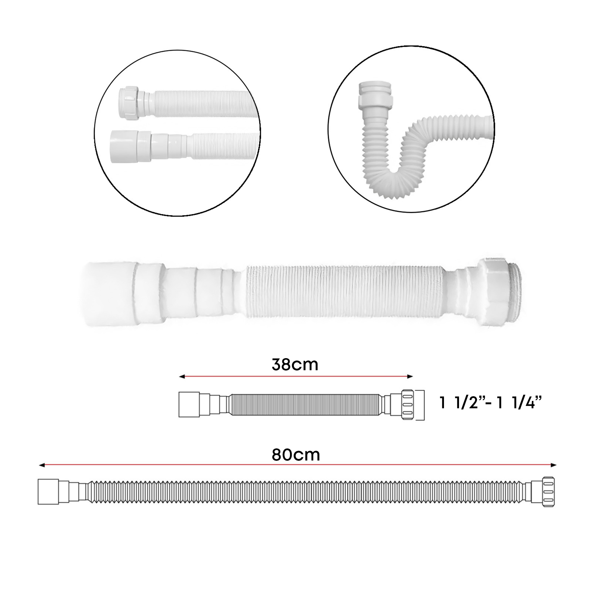 Combo Lavamanos White Vessel 33cm + Grifería Seul + Push + Sifón