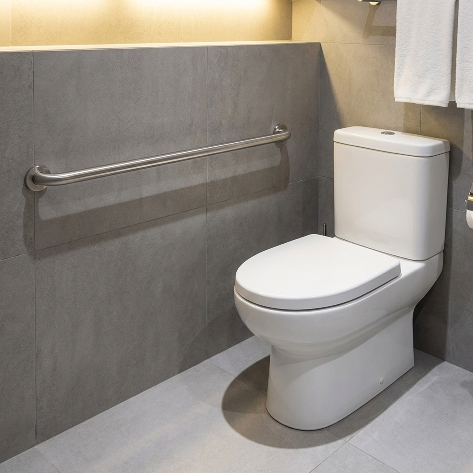 Barra Seguridad Acero Inoxidable 100cm  Satinado 100%