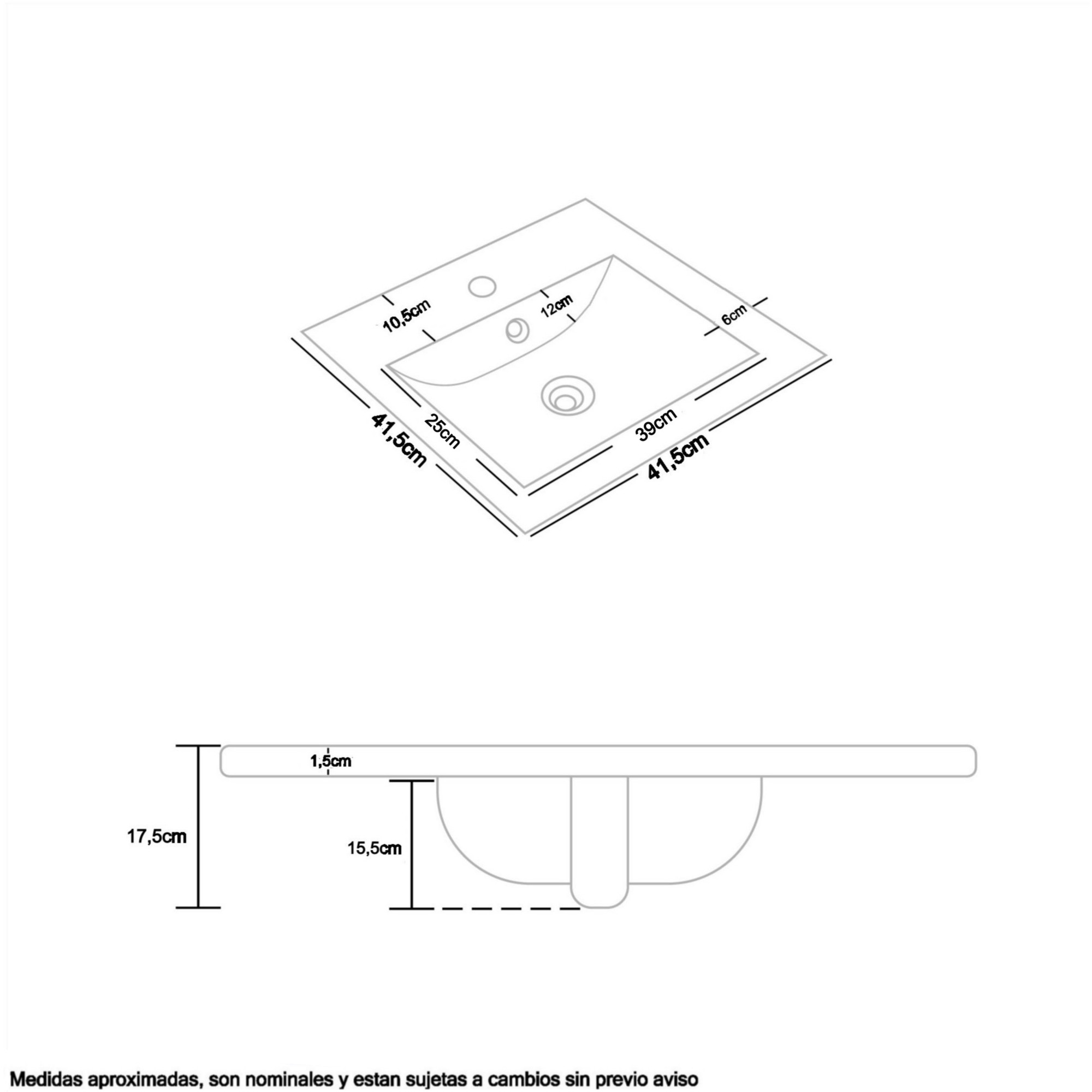 Combo Placa Lavamanos + Grifería Mezclador + Push C1241