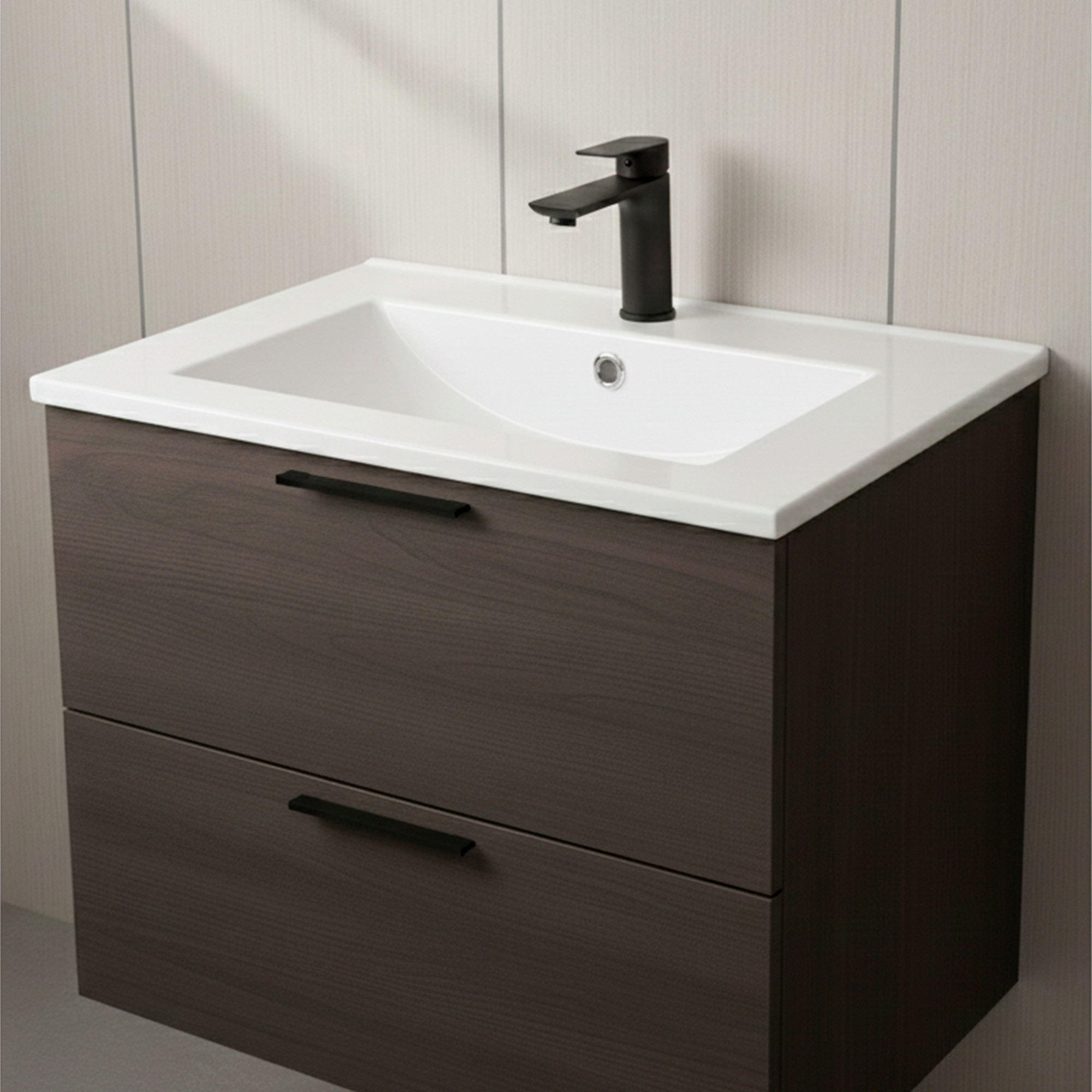 Combo Placa Lavamanos + Grifería Mezclador + Push C1243