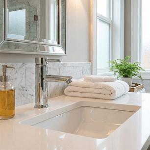 Griferia Monocontrol Lavamanos Poste Bajo