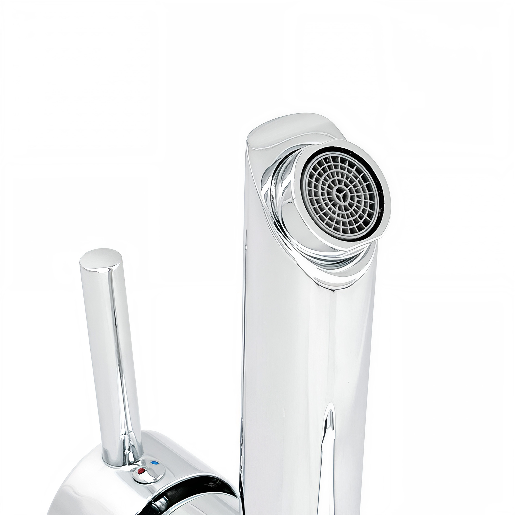 Griferia Monocontrol Lavamanos Poste Bajo