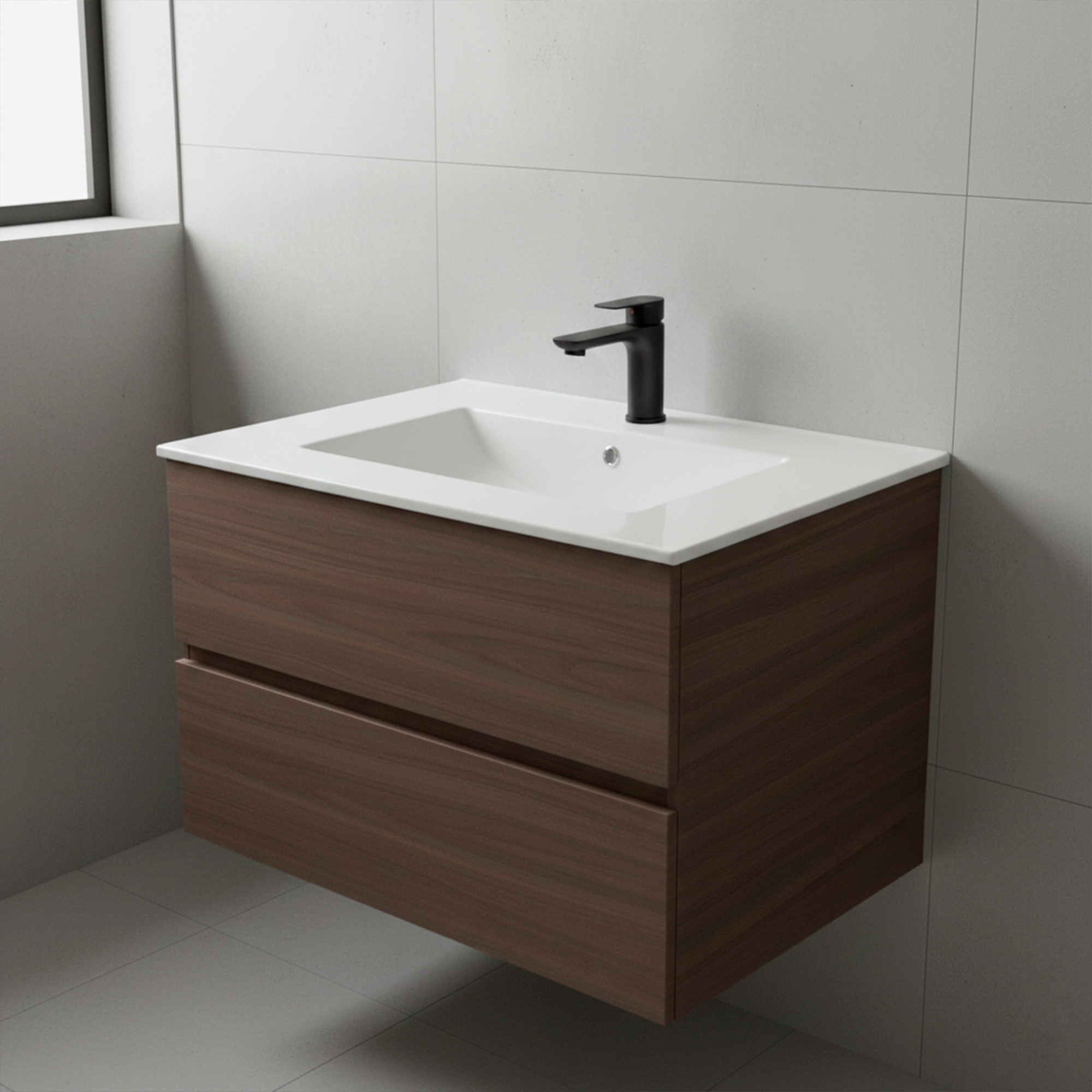 Combo Placa Lavamanos + Grifería Mezclador + Push C1245