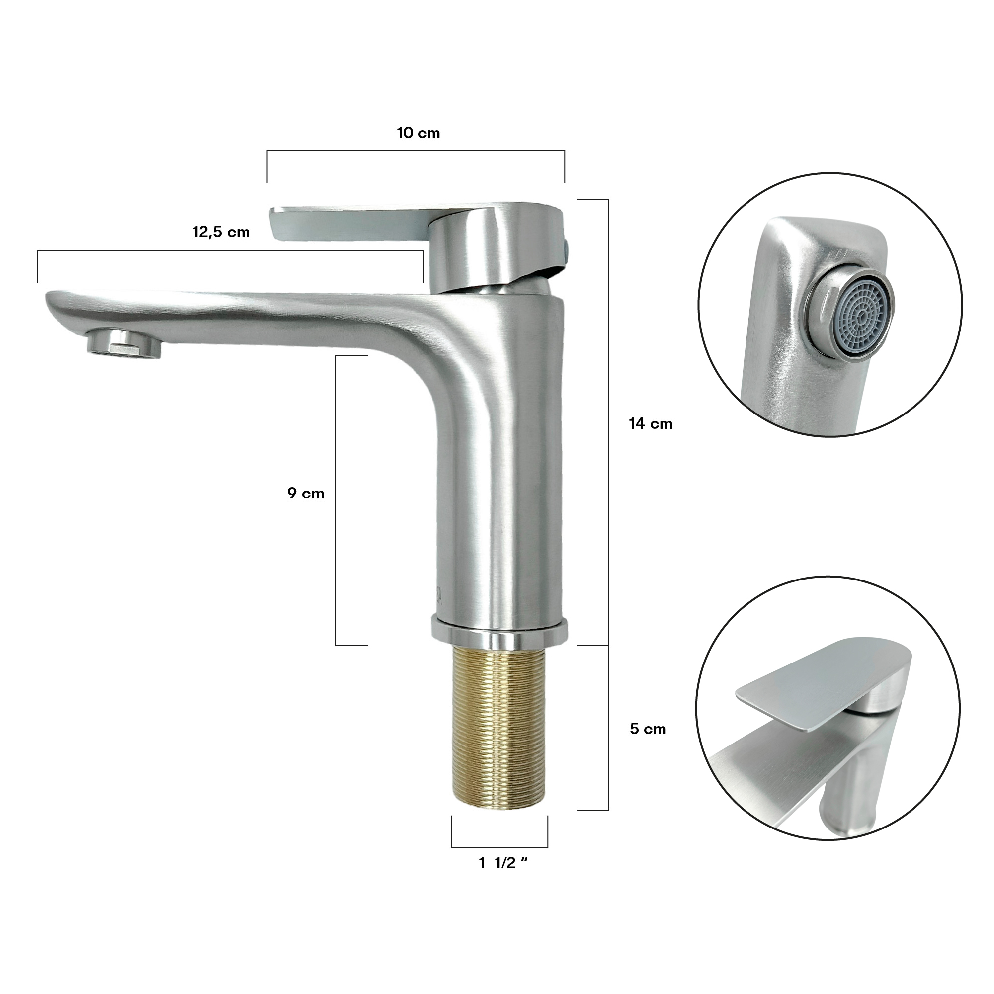 Combo Lavamanos + Grifería Mezclador y Desagüe C1230