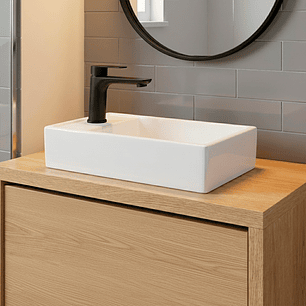 Combo Lavamanos + Grifería Mezclador + Push + Sifón C1246