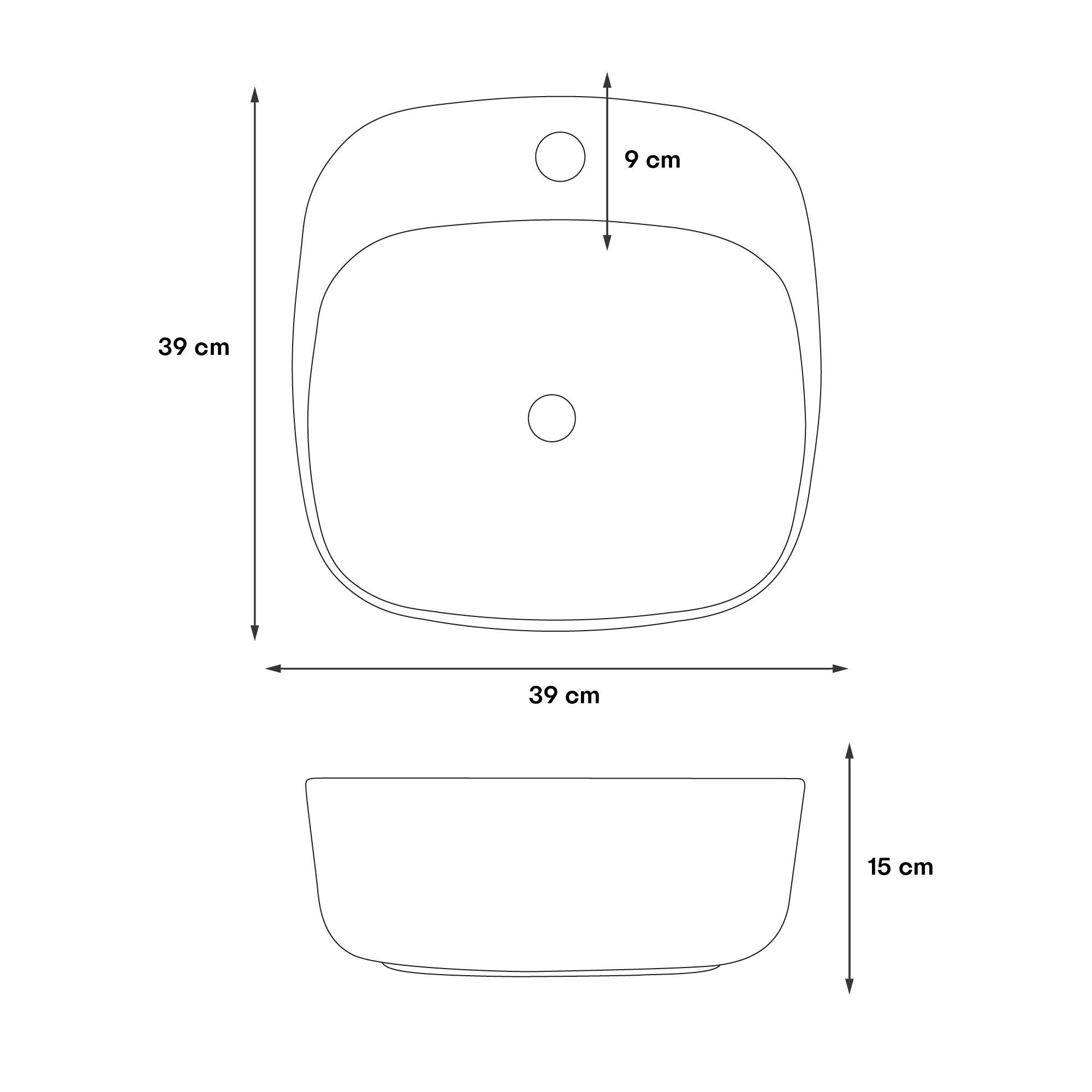 Combo Lavamanos + Grifería Mezclador + Push + Sifón C1247