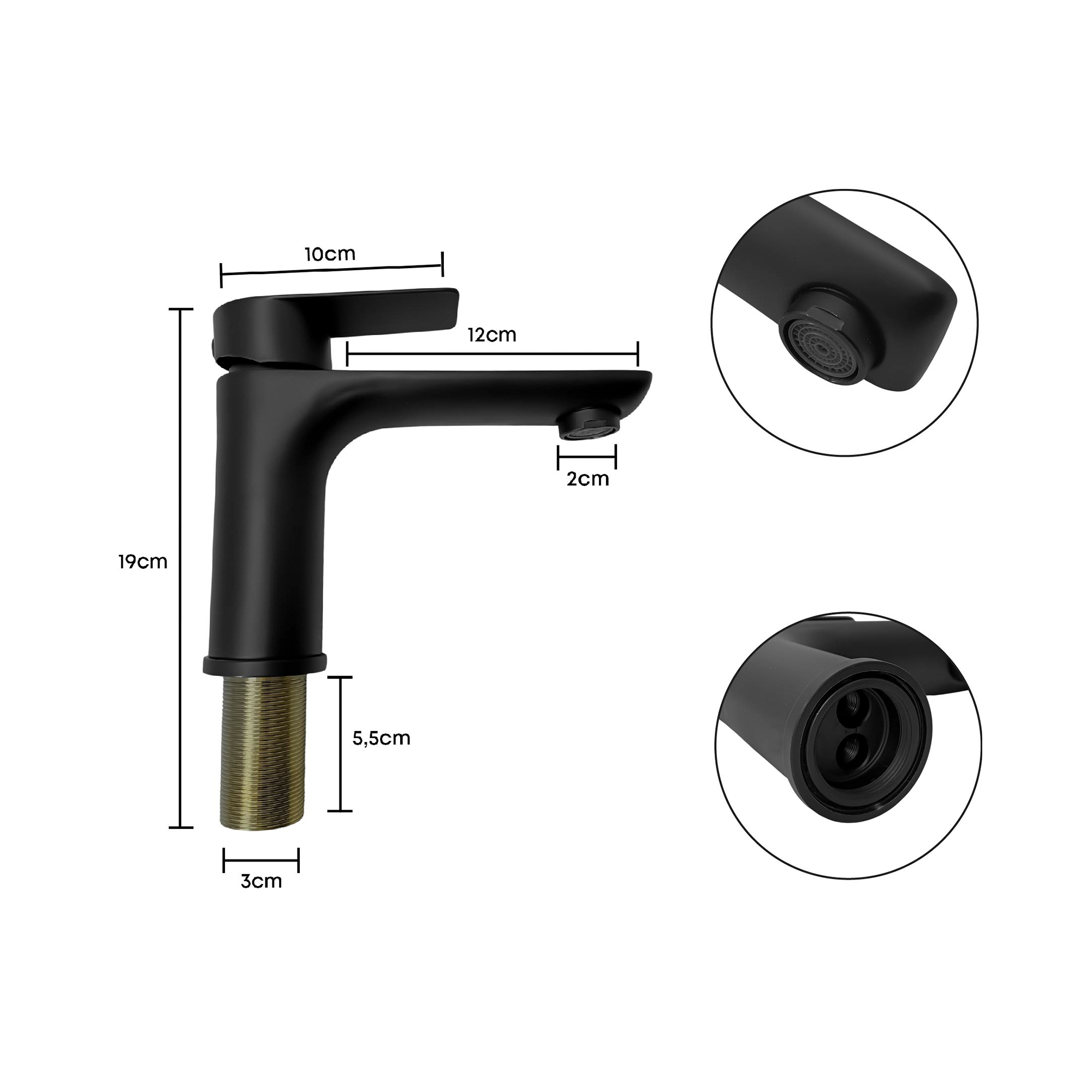 Combo Lavamanos + Grifería Mezclador + Push + Sifón C1247