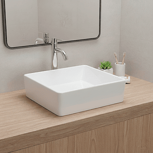 Combo Lavamanos + Grifería Mezclador + Push + Sifón C1248