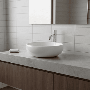 Combo Lavamanos + Grifería Mezclador + Push + Sifón C1251