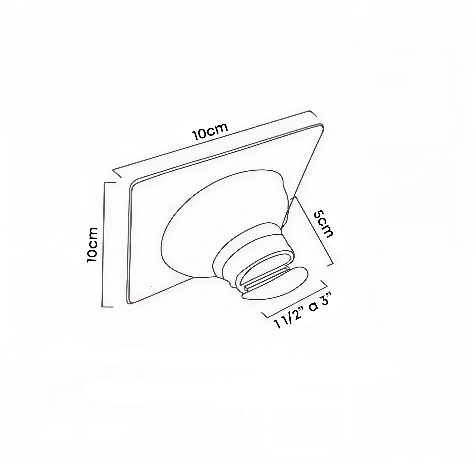 Sifon Desagüe Piso Acero 304 Inox Antiolor-anticucarachas