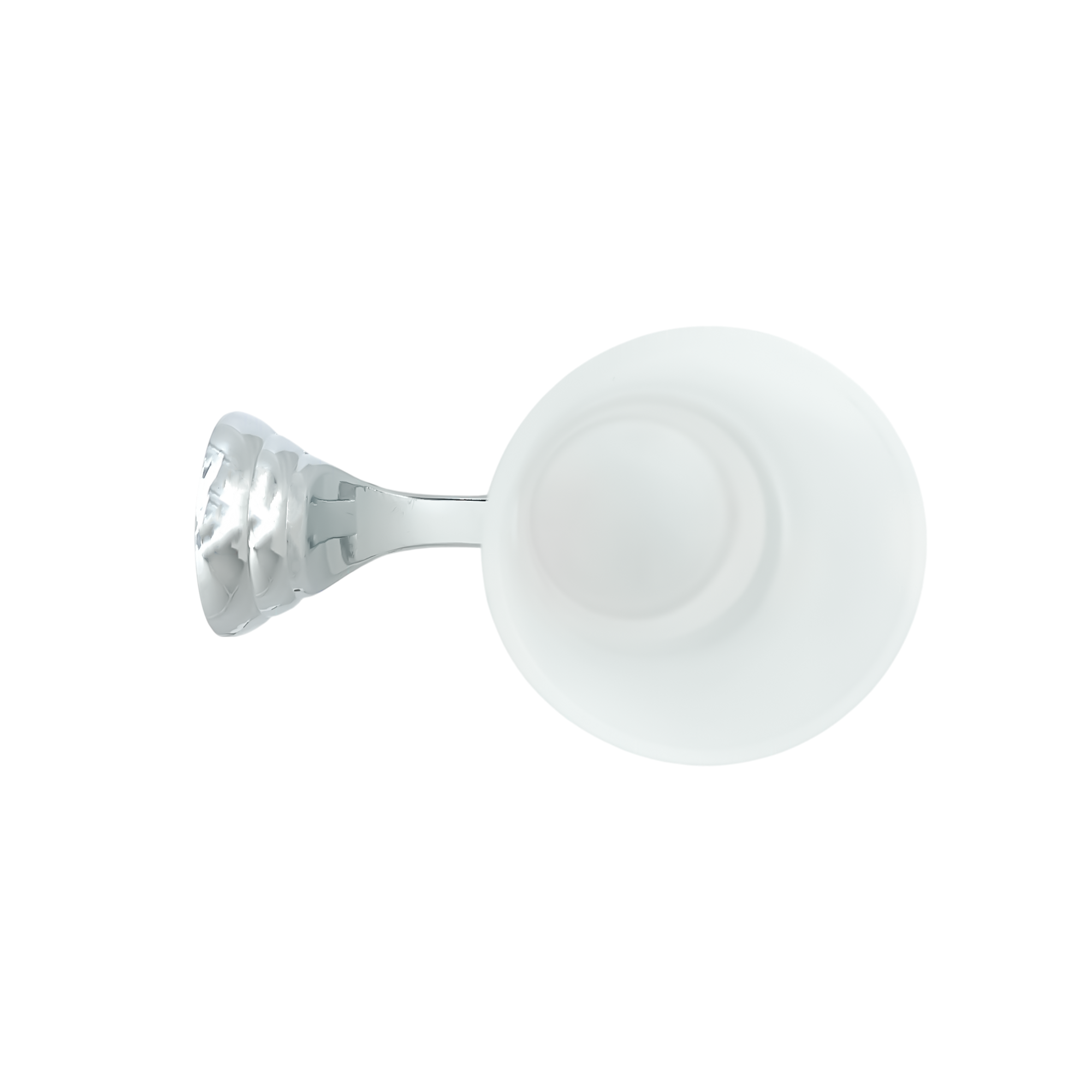 Porta Cepillos, Vidrio Y Metal Accesorio Baño