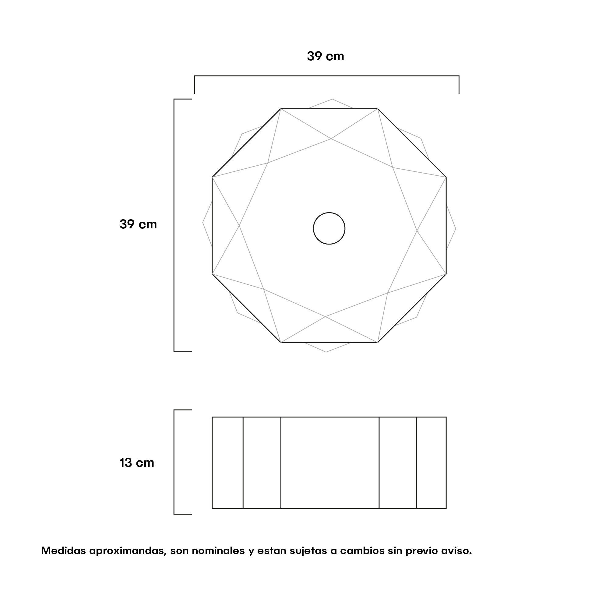 Lavamanos De Sobreponer Blanco 14cm*42cm*42cm Solarium