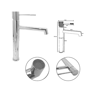 Combo Lavamanos Octagonal Griferia Y Accesorios C783