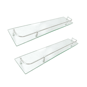 Pack Por 2 Organizadores De Vidrio C841