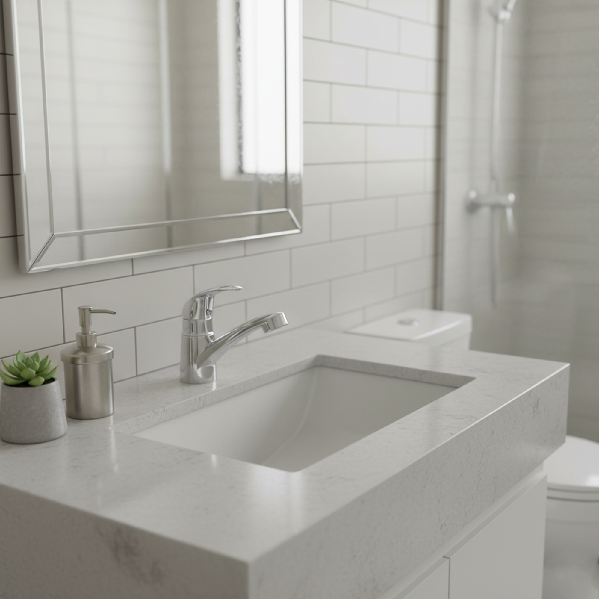 Griferia Agua Fria Lavamanos Baja Eco