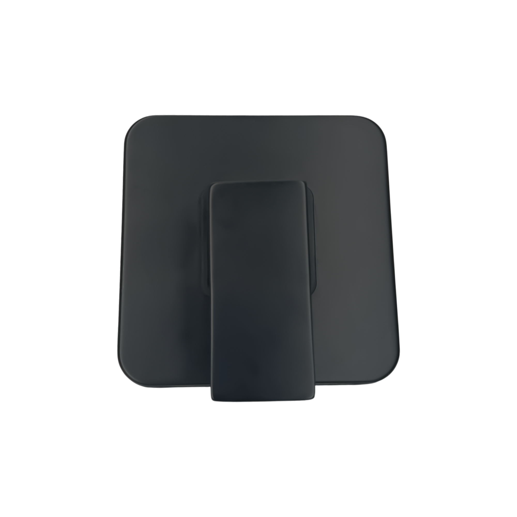 Monomando Mezclador De Ducha Cuadrado Negro