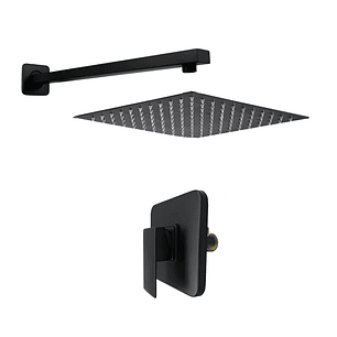 Kit Ducha Cuadrada + Mezclador De Ducha + Brazo C758