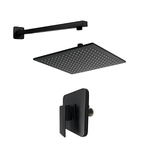 Kit Ducha Cuadrada + Mezclador De Ducha + Brazo C759