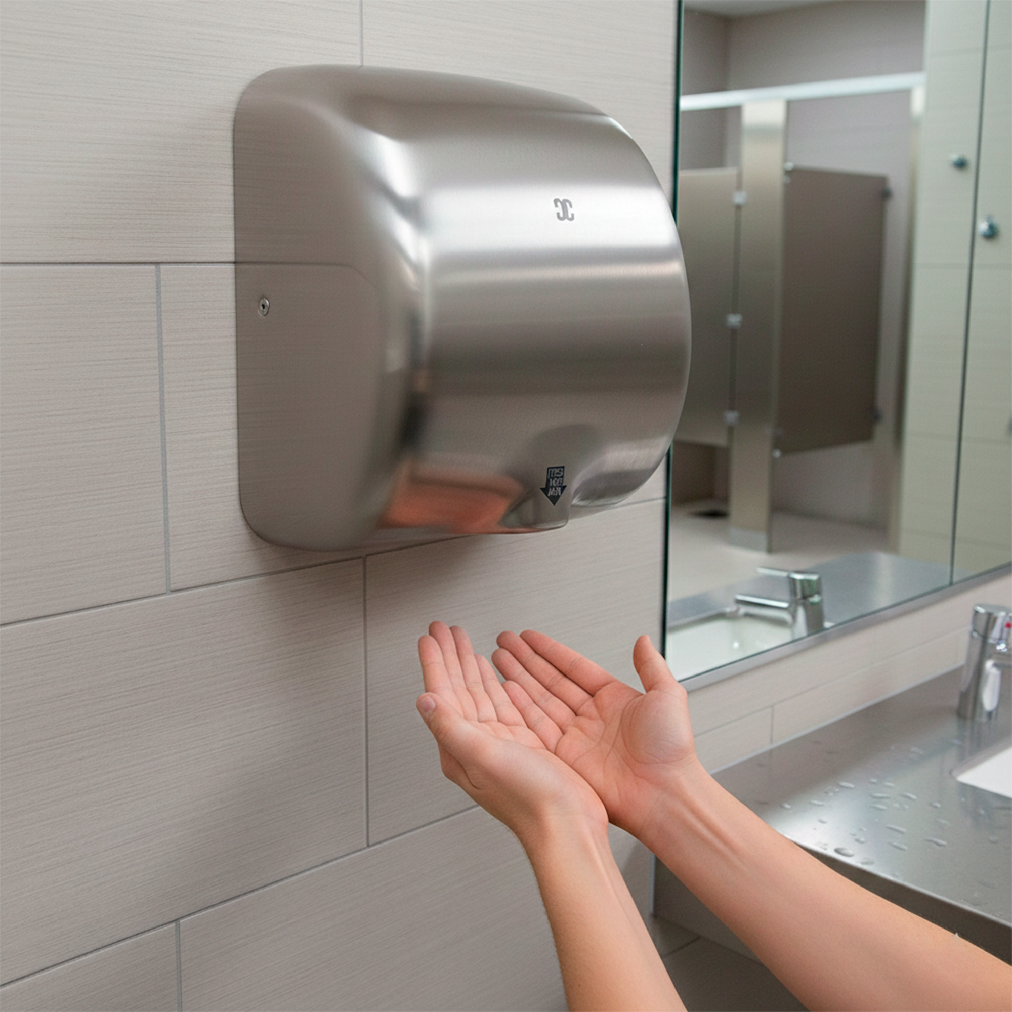 Secador Manos Automático Acero Con Sensor 110V