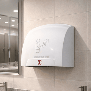 Secador De Manos Sensor Blanco Abs 110v Institucional