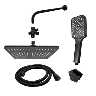 Set Ducha Y Teleducha Negro C419