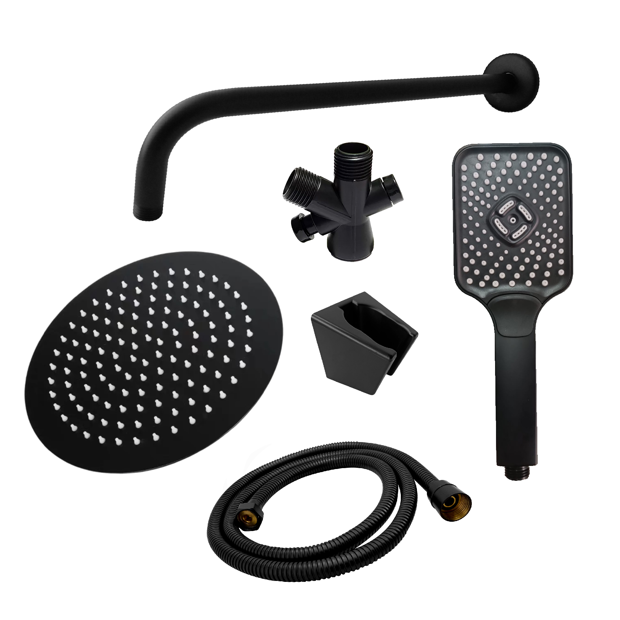 Set Ducha Y Teleducha Negro C441