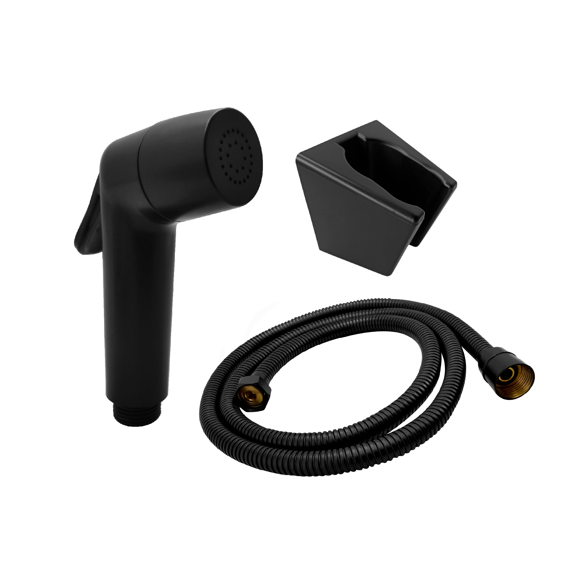 Set Ducha Bidet Sanitario Negro C461