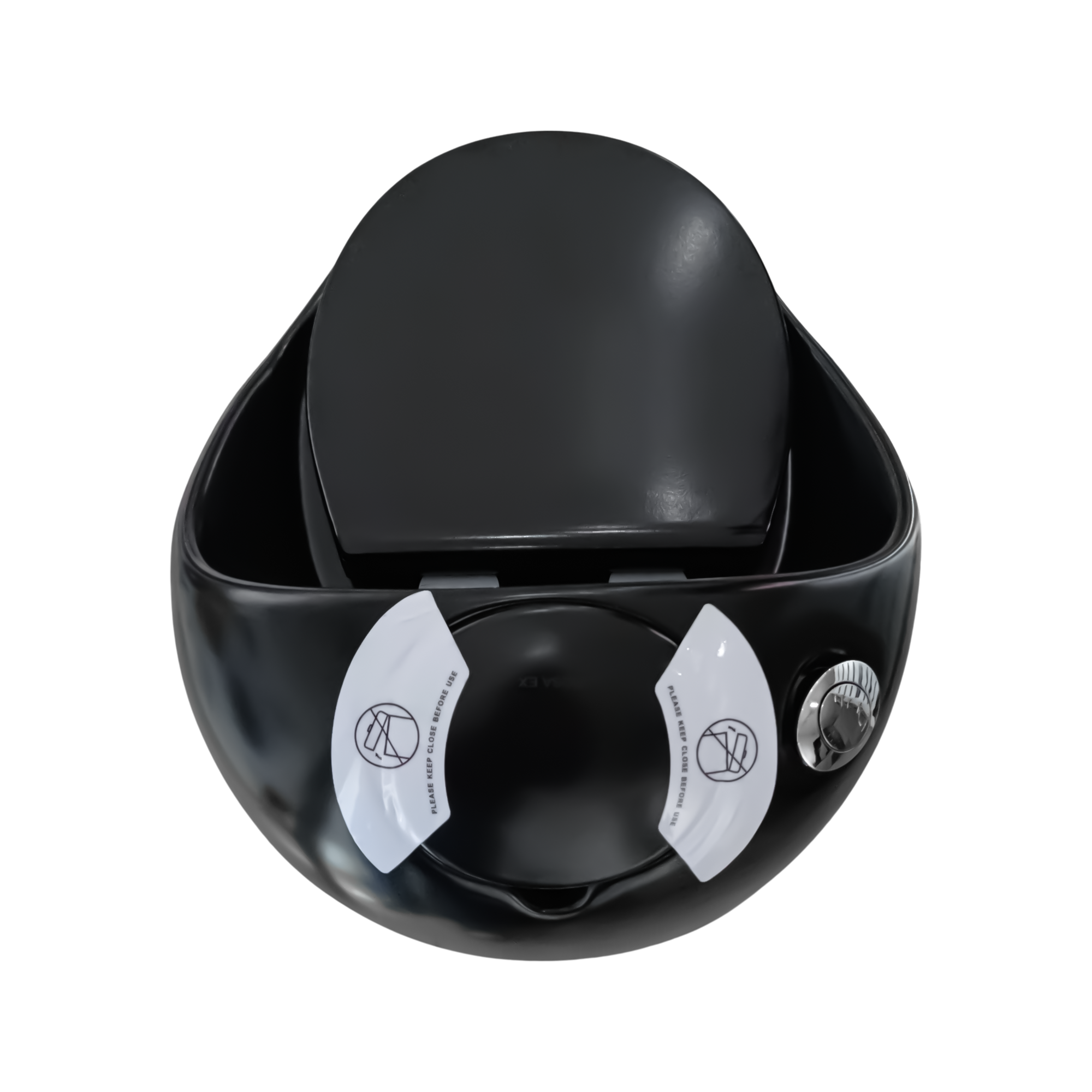 Sanitario De Lujo Tipo Huevo Negro Mate