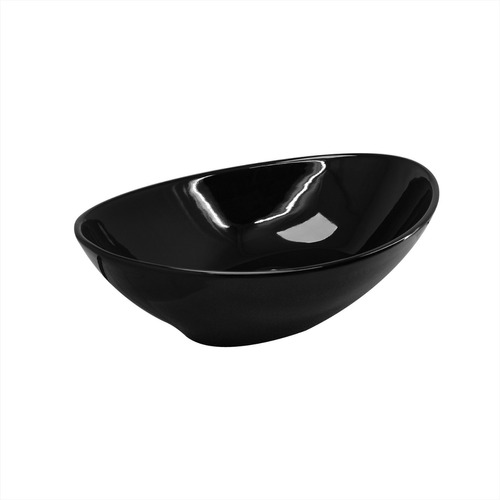 Sobreponer Ceramico Lavamanos Ovalado Negro