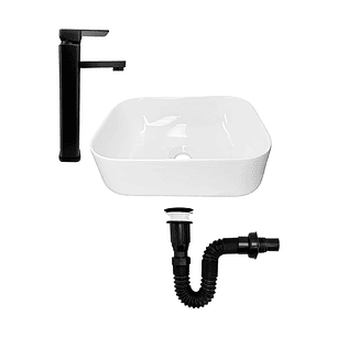 Combo Lavamanos + Grifería Mezclador + Push C1293