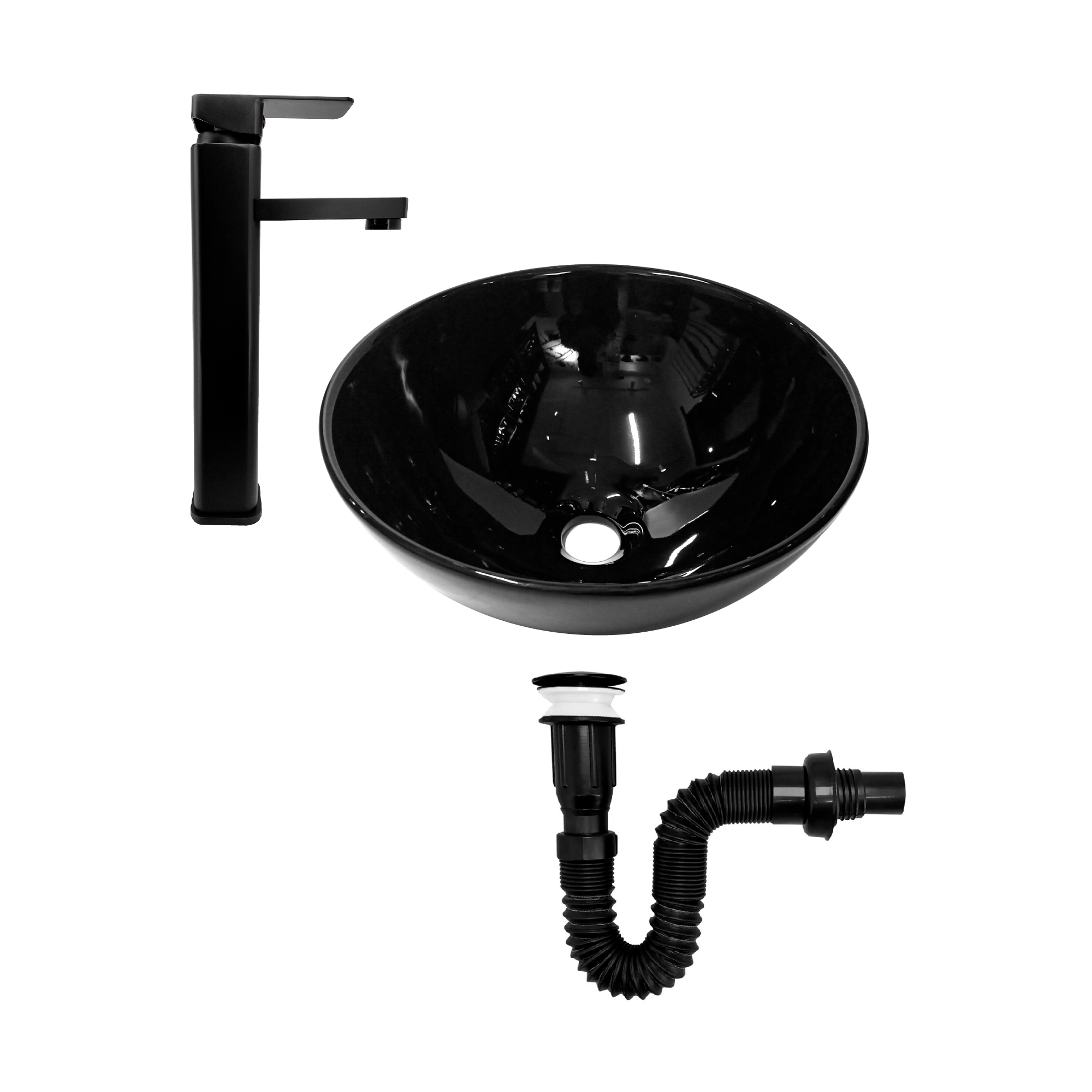 Combo Lavamanos + Grifería Mezclador + Push C1294