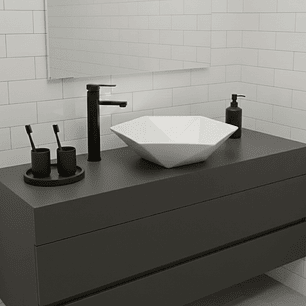 Combo Lavamanos + Grifería Mezclador + Push C1296