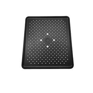 Cabezal Ducha Negro Cuadrada Negro Mate