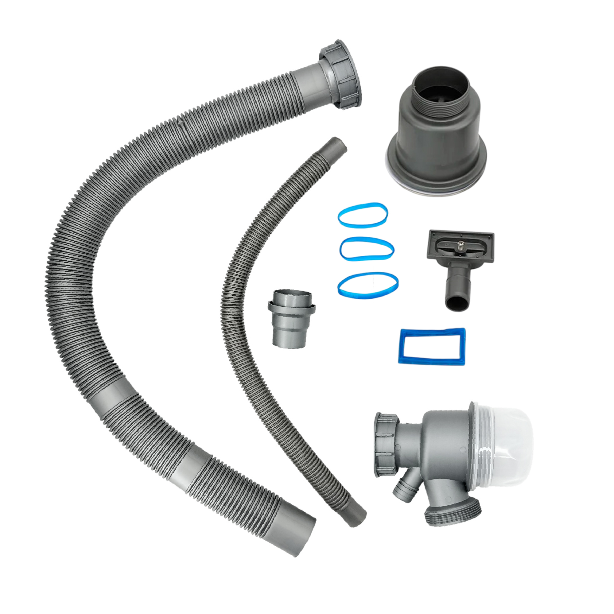 Lavaplatos Negro Acero Inox Con Grifería + Accesorios