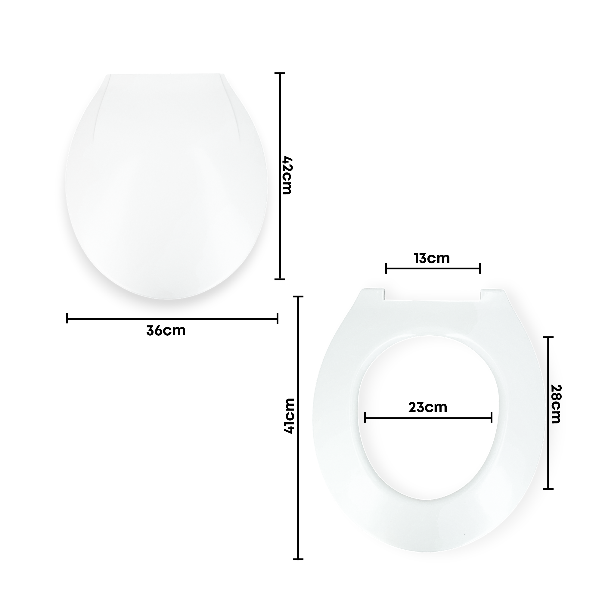 Asiento Sanitario Sencillo Blanco