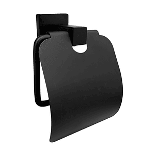 Set Accesorios Baño Negro X 3 Piezas Base Cuadrada C533