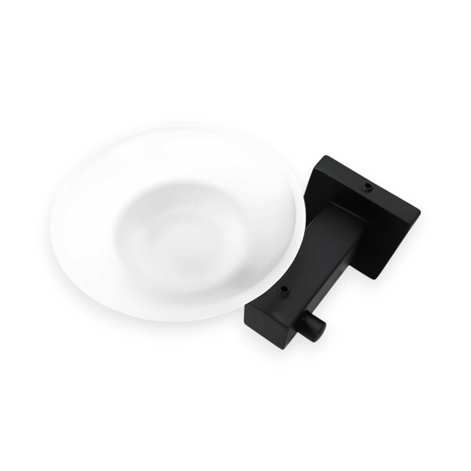 Jabonera Negra Base Cuadrada CCOL-3301