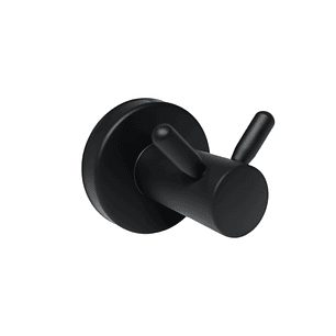 Perchero Base Redondo Negro Doble Servicio Corto CCOL-3304