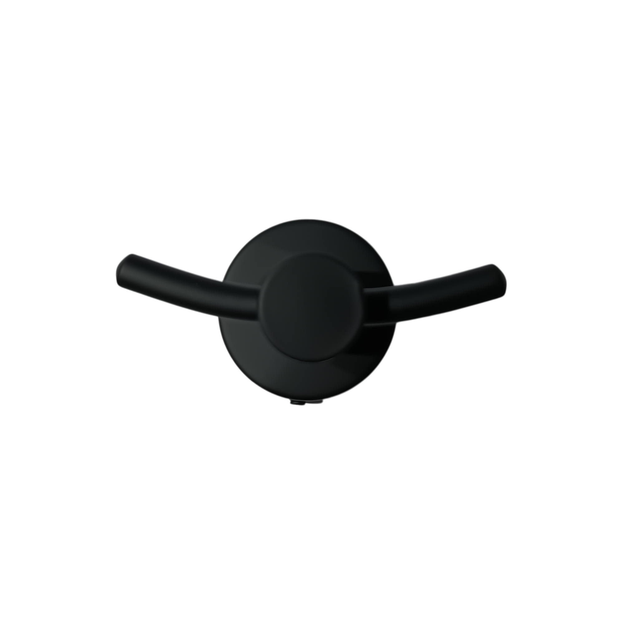 Perchero Base Redondo Negro Doble Servicio CCOL-3306