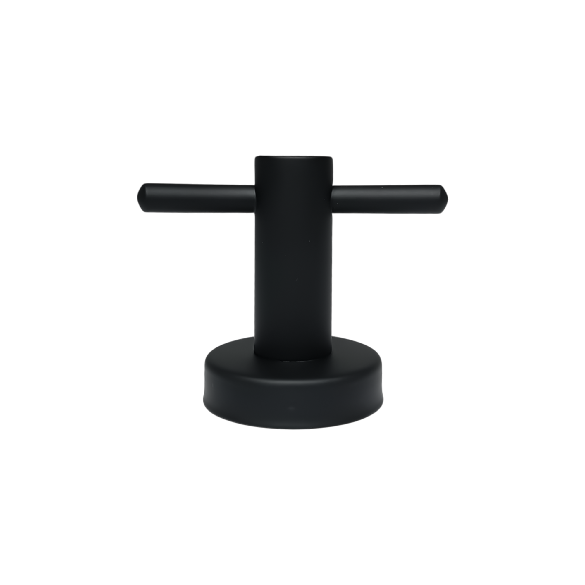 Perchero Base Redondo Negro Doble Servicio CCOL-3306