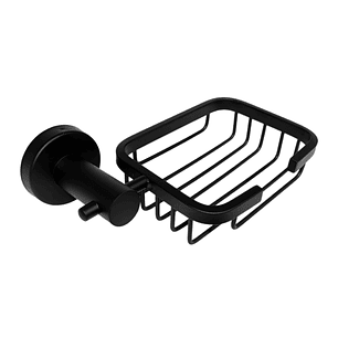 Pack x2 Set Accesorios Baño Negro Redondo x6 Piezas C1327