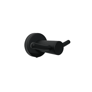 Pack x2 Set Accesorios Baño Negro Redondo x3 Piezas C1330