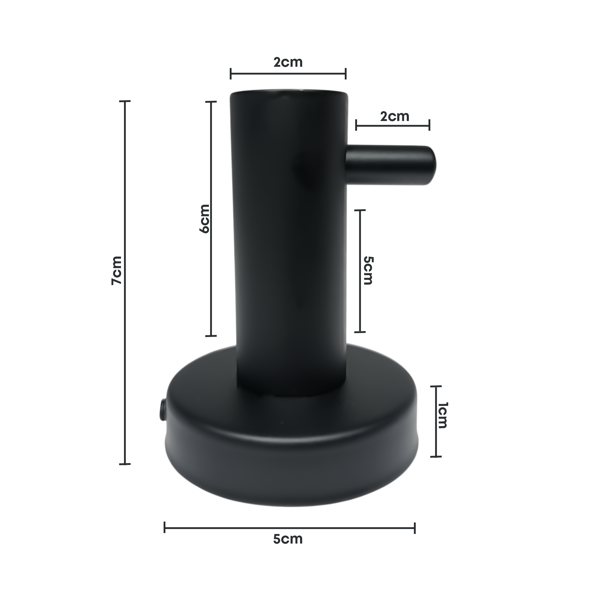 Set Accesorios Baño Negro Redonda X3 Piezas C1316